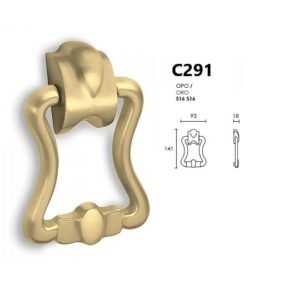 Conset Ρόπτρο Πόρτας Όρο C291 R S16/S16 (1Τμχ)