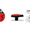 Conset Πόμολο Επίπλου C849-P13 Ladybug Κόκκινο (1Τμχ) Kids Safe